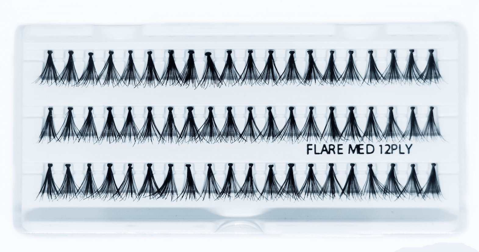#Flare Medium Individual Lashes 12 Ply